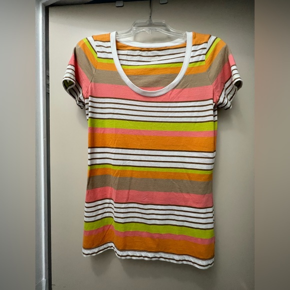 Mossimo Supply Co. Tops - Multi-color Striped Scoop neck Tee